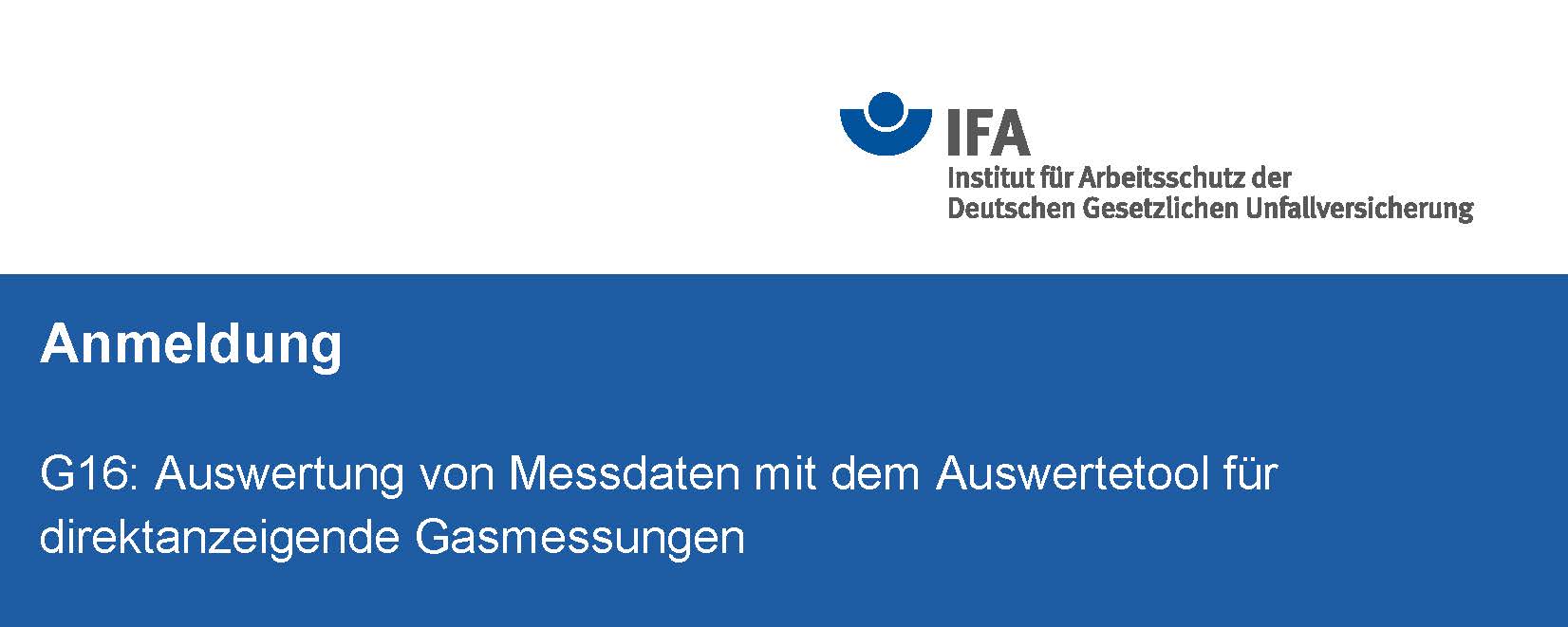 Header Banner für die Konferenz: G16: Excel-Auswertetool für direktanzeigende Messsysteme (DAZ). Diese geht vom 10. März 2026 bis 10. März 2026 in IFA, Sankt Augustin .